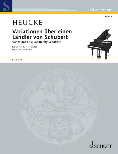 Heucke: Variations on a Ländler by Schubert, Op. 64