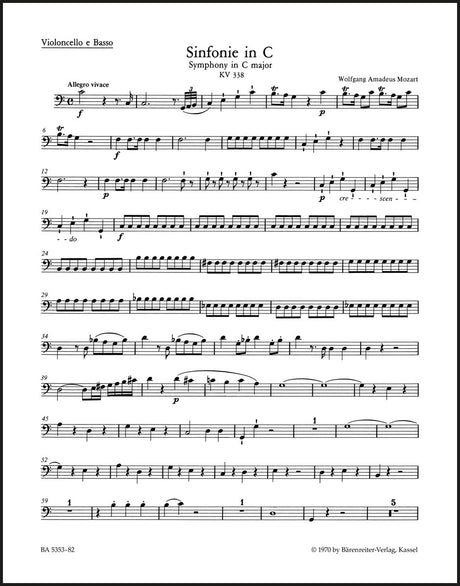 Mozart: Symphony No. 34 in C Major, K. 338