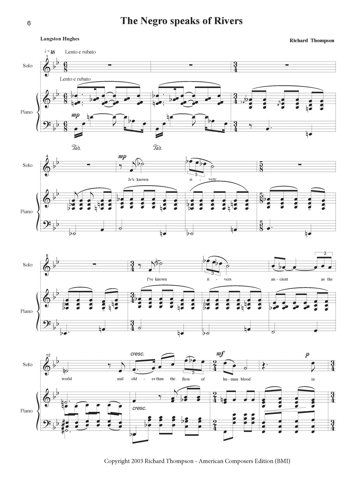 Thompson: Dream Variations