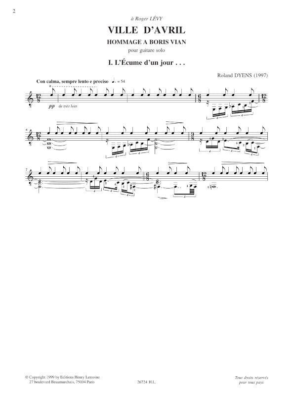 Dyens: Ville d'Avril