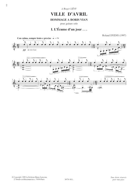 Dyens: Ville d'Avril