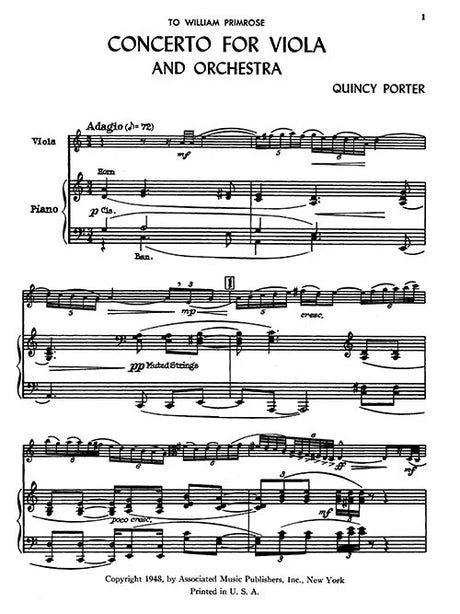 Porter: Viola Concerto
