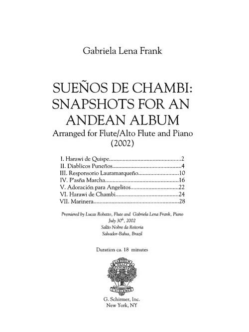 Frank: Sueños de Chambi