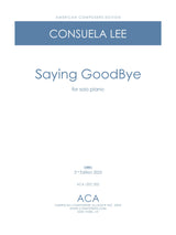 C. Lee: Saying Goodbye