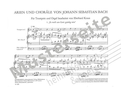 Bach: Arias and Chorales (arr. for trumpet and organ)