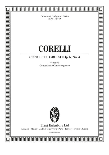 Corelli: Concerto grosso in D Major, Op. 6, No. 4