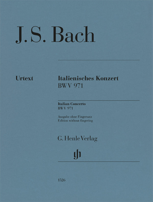 Bach: Italian Concerto, BWV 971