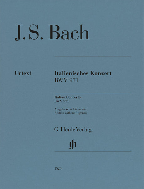 Bach: Italian Concerto, BWV 971