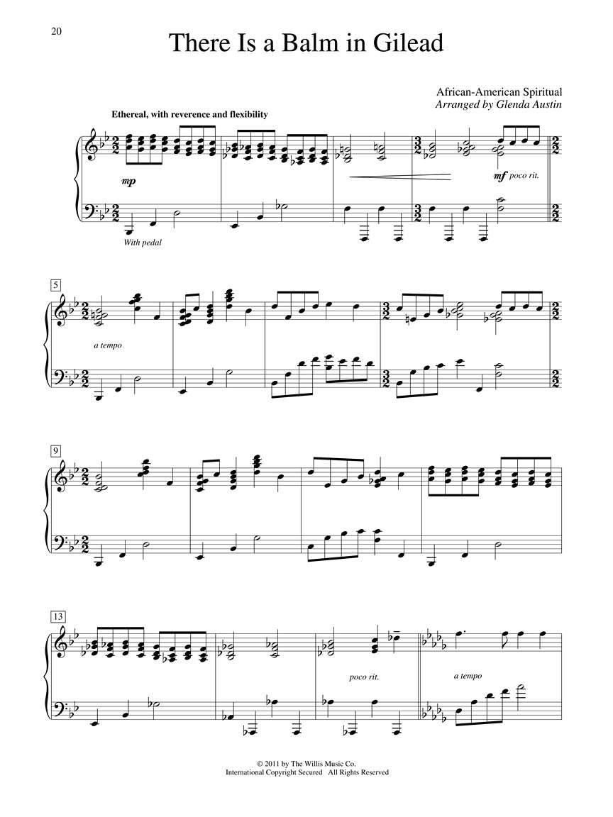 Solos for the Sanctuary: Spirituals