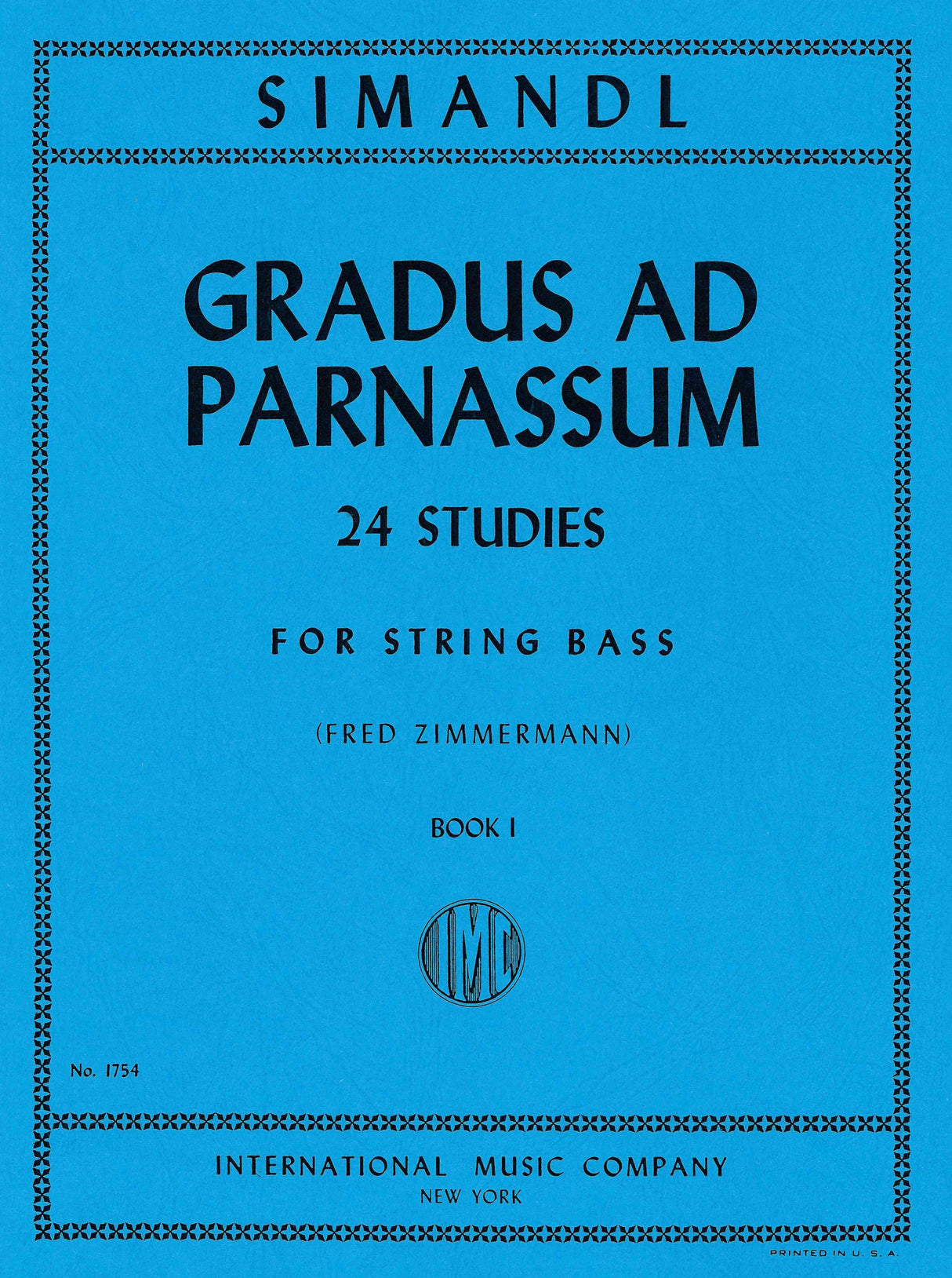 Simandl: Gradus ad Parnassum - Volume 1 (Nos. 1-14)