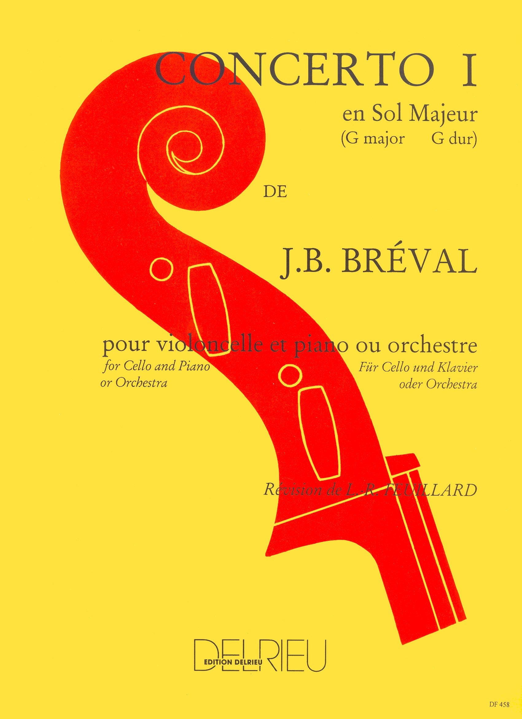 Bréval: Cello Concerto No. 1 in G Major – Ficks Music