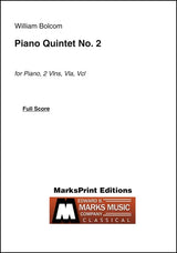 Bolcom: Piano Quintet No. 2