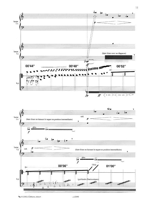 Blondeau: Doing (arr. for 2 harps & audio)