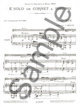 Hüe: Solo de cornet à pistons No. 1