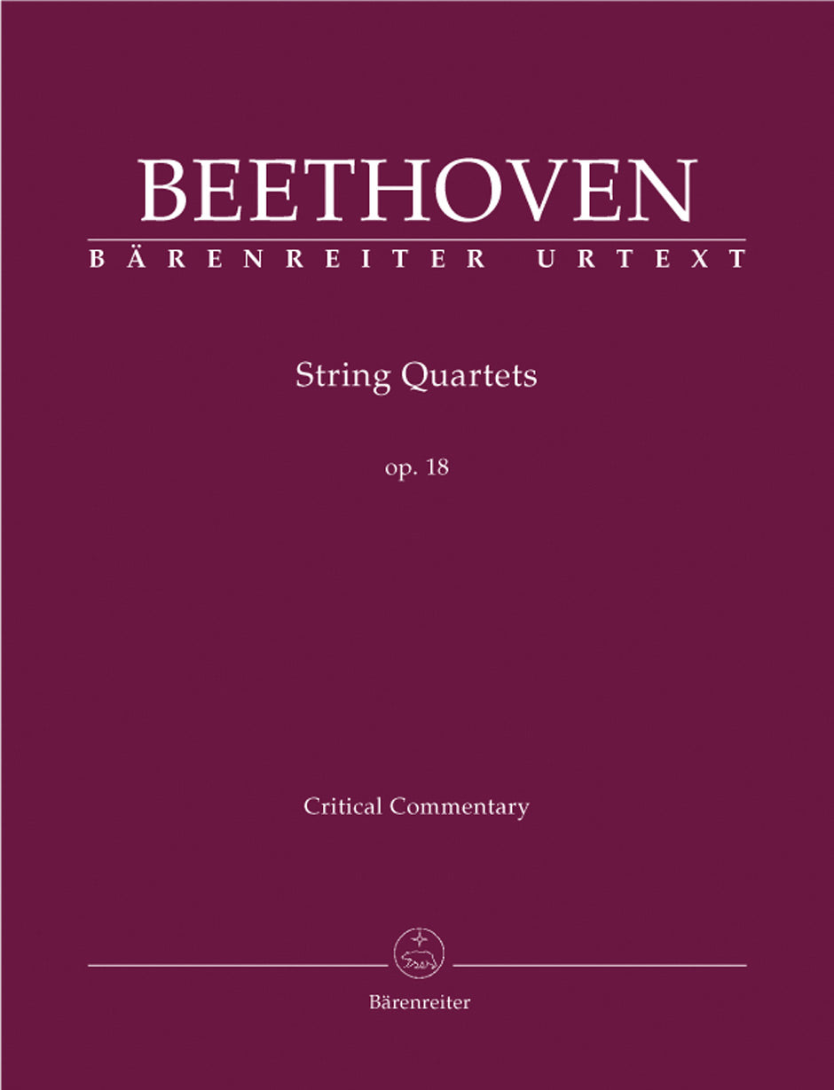 Beethoven: String Quartets, Op. 18 – Ficks Music