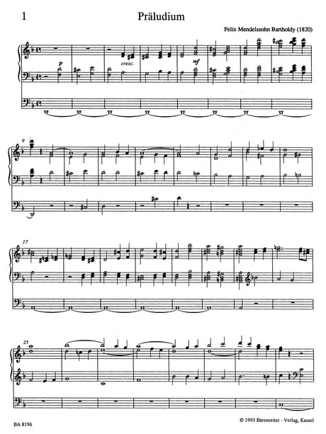 Mendelssohn: Complete Organ Works