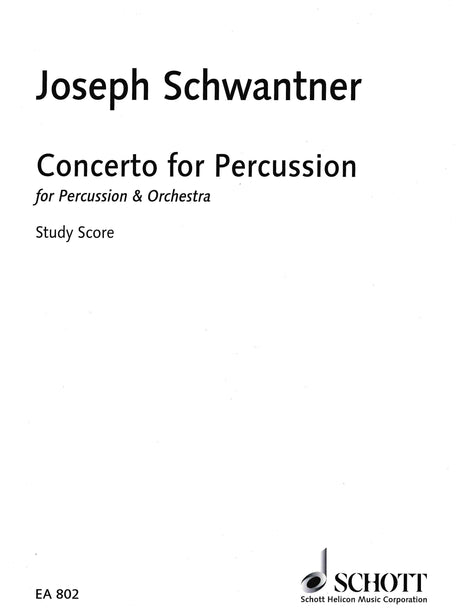 Schwantner: Percussion Concerto