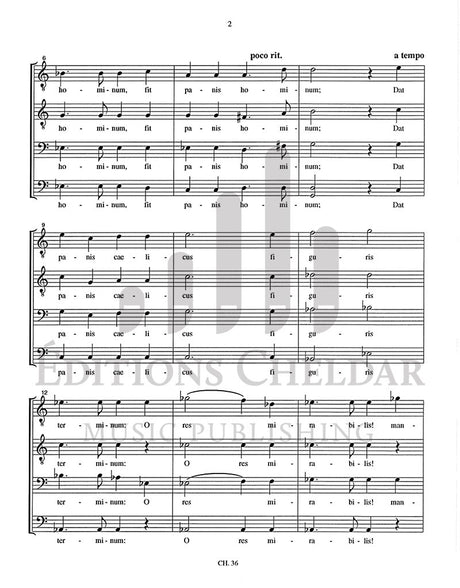 Bédard: Panis angelicus