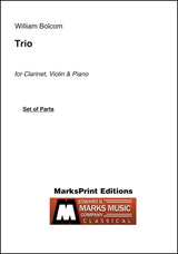 Bolcom: Trio for Clarinet, Violin & Piano