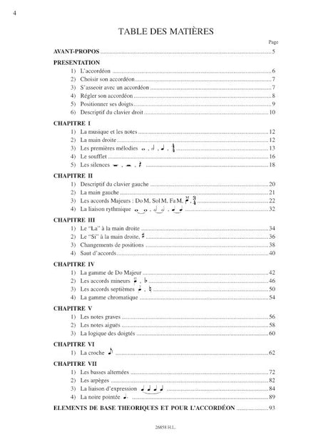 Maugain: Méthode d'accordéon - Volume 1 (Débutants)