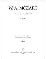 Mozart: Litaniae Lauretanae B.M.V., K. 195 (186d)