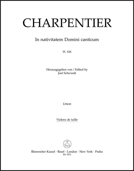 Charpentier: In nativitatem Domini canticum, H. 416