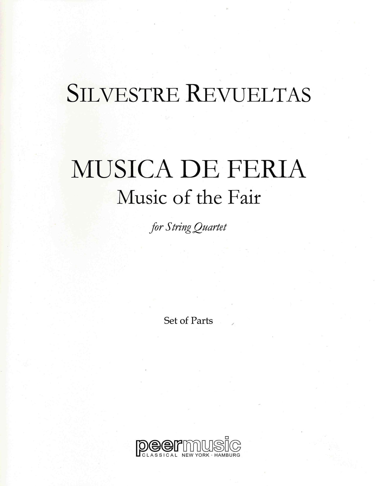 Revueltas: Música de feria