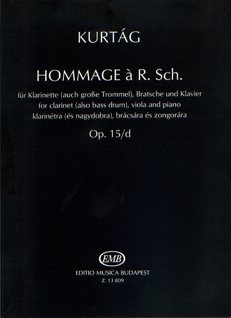 Kurtág: Hommage a R. Schumann, Op. 15d