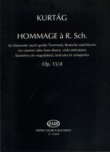 Kurtág: Hommage a R. Schumann, Op. 15d