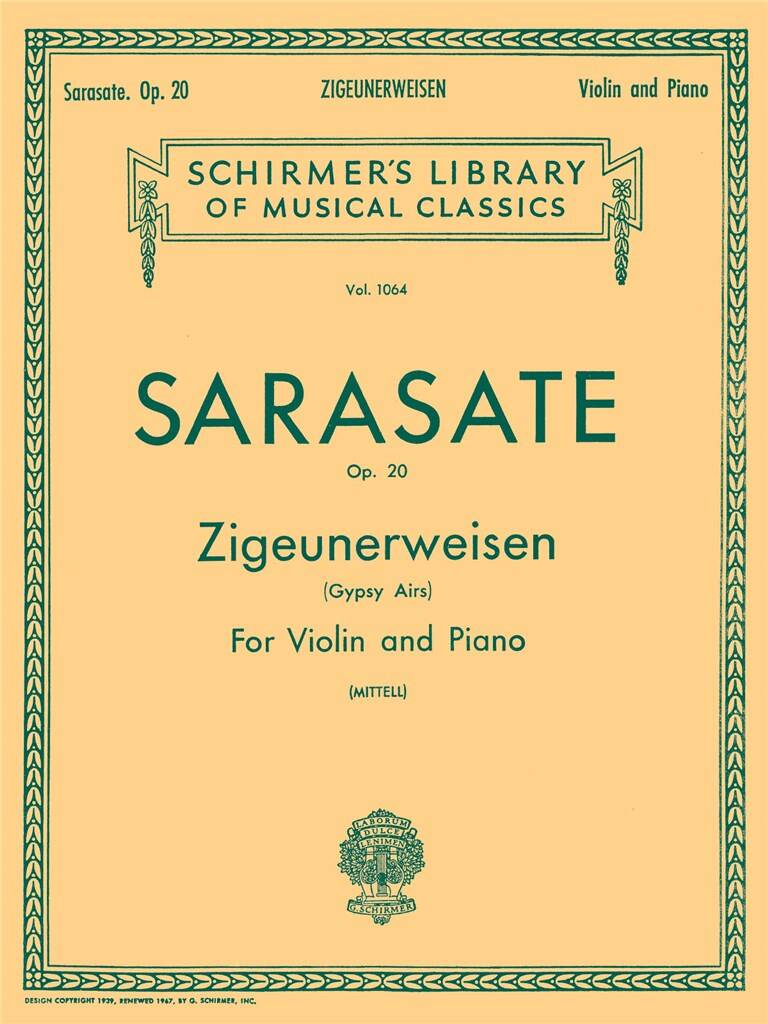 Sarasate: Zigeunerweisen, Op. 20