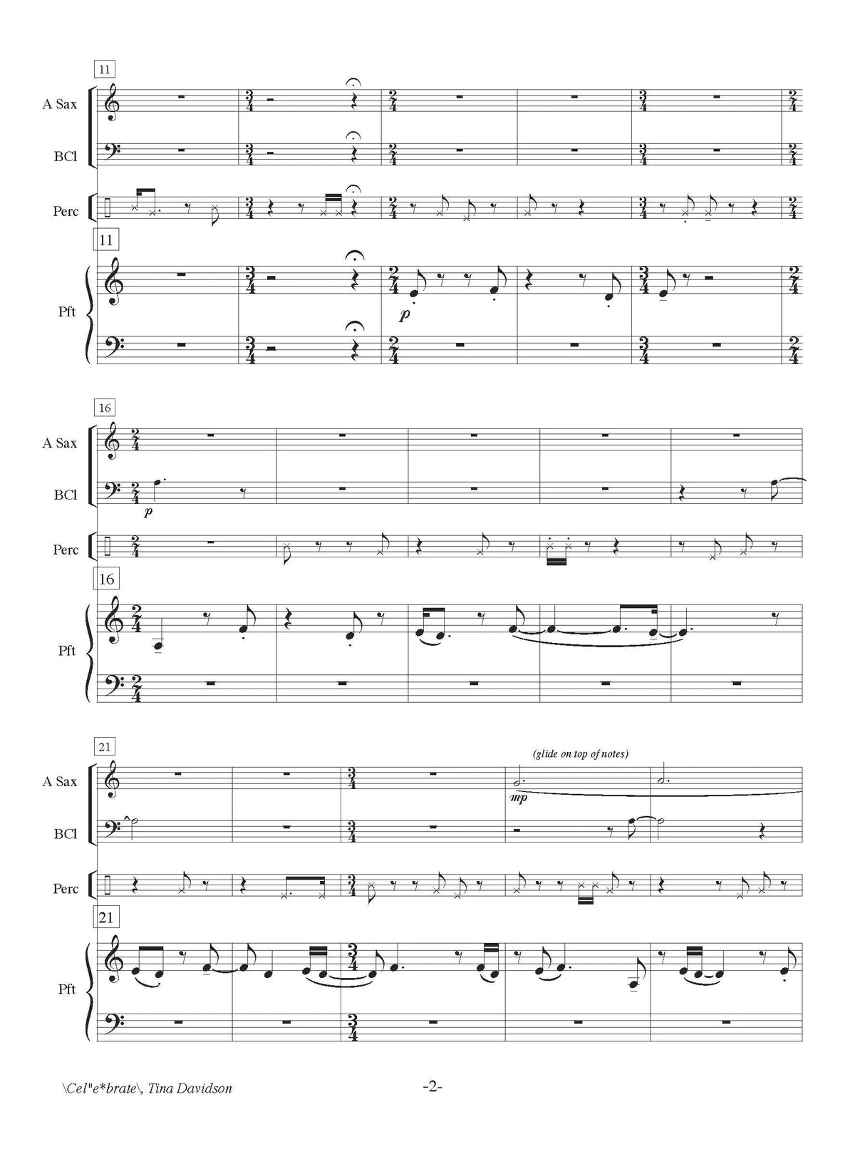 Davidson: \Cel"e*brate\