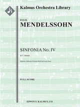 Mendelssohn: Sinfonia No. 4 in C Minor