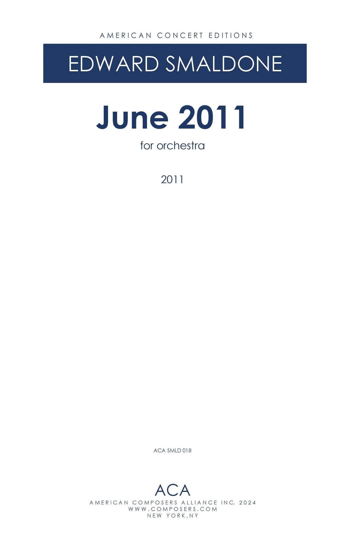 Smaldone: June 2011