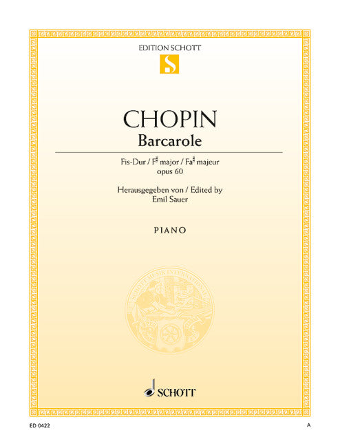 Chopin: Barcarolle in F-sharp Major, Op. 60