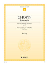 Chopin: Barcarolle in F-sharp Major, Op. 60