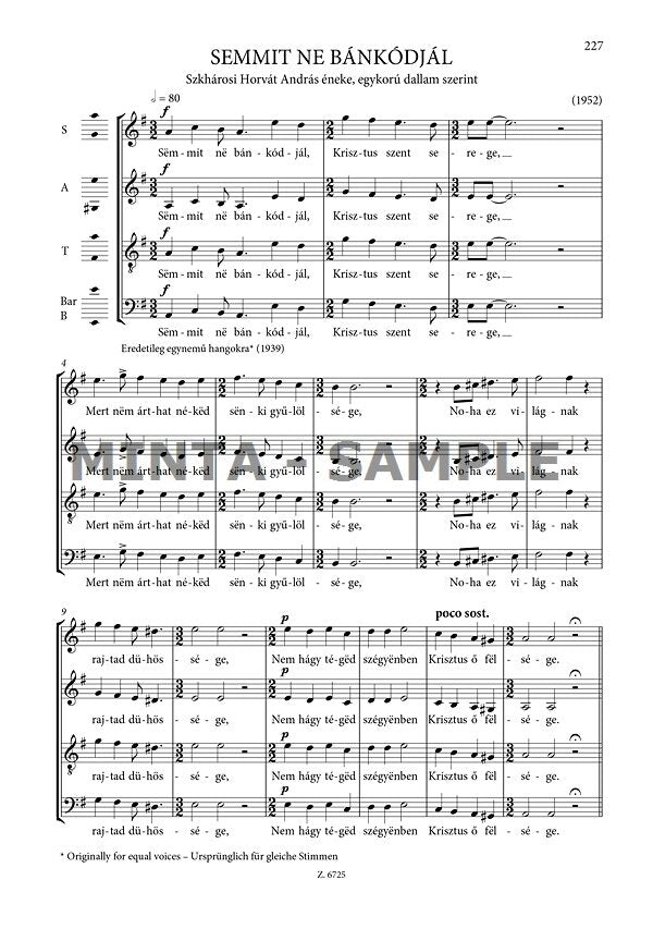 Kodály: Choral Works