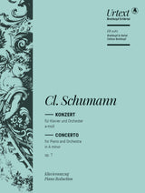 C. Schumann: Piano Concerto in A Minor, Op. 7