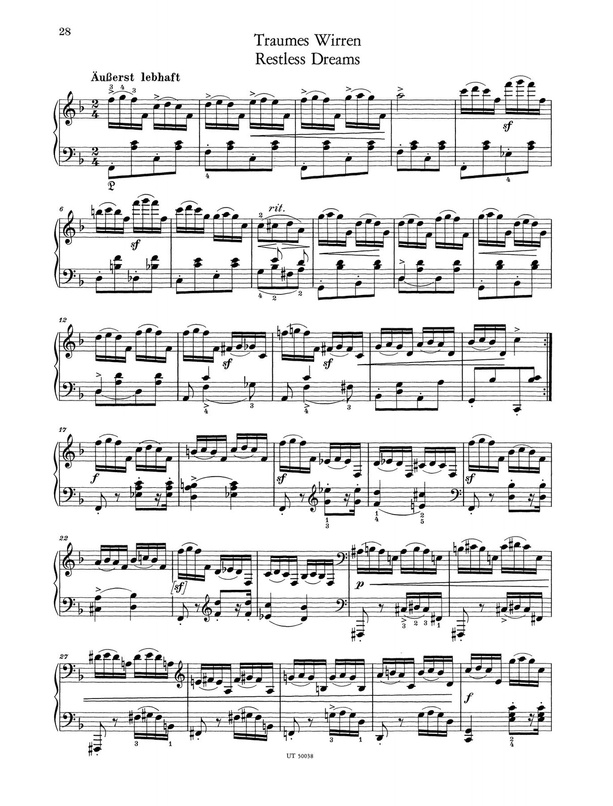 Schumann: Fantasiestücke (Fantasy Pieces), Op. 12