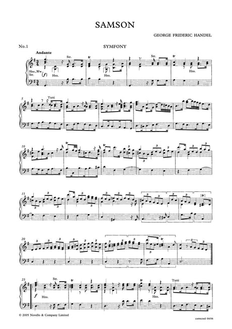Handel: Samson, HWV 57