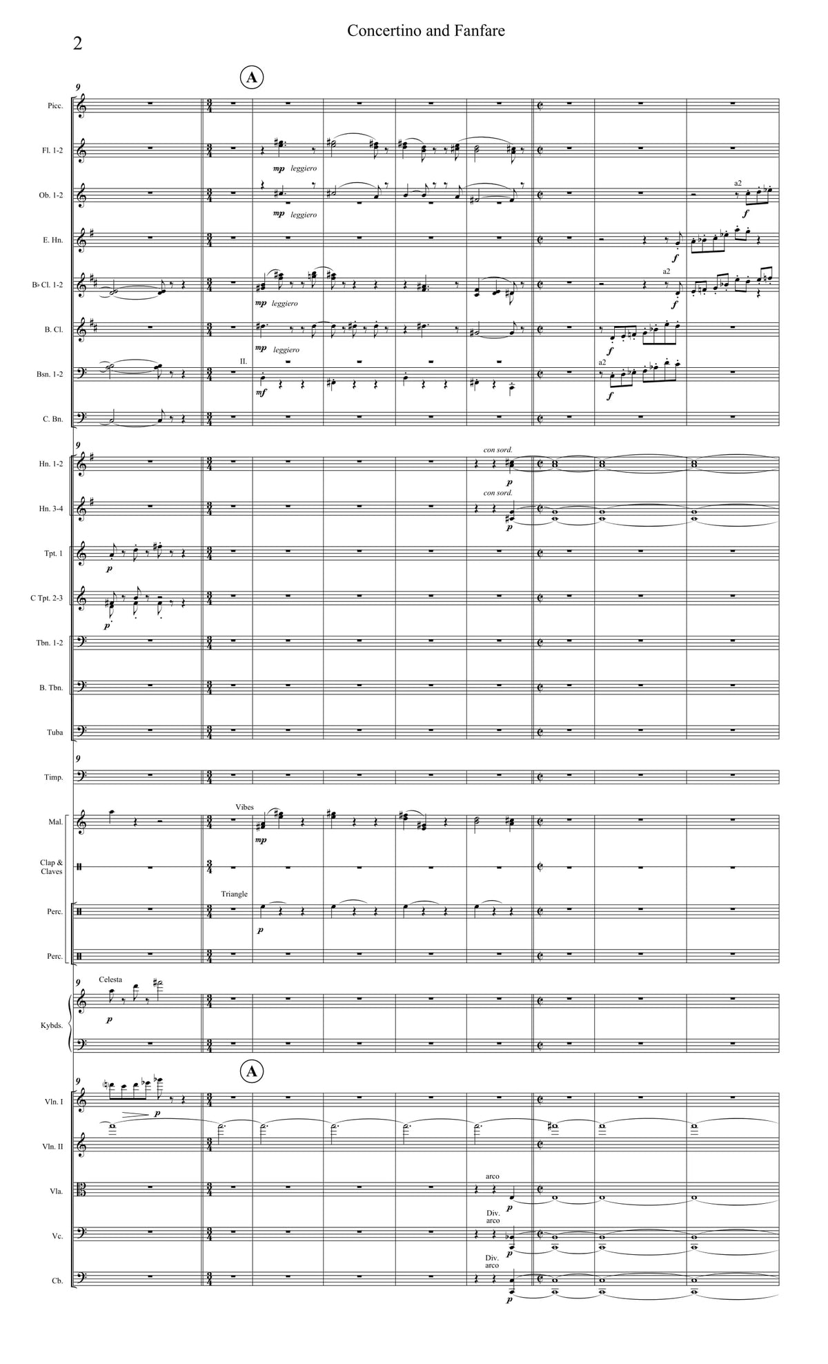 Stephenson: Concertino and Fanfare