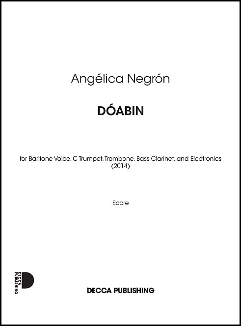 Negrón: Dóabin (Score & Parts)