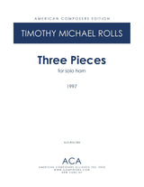Rolls: 3 Pieces for Solo Horn