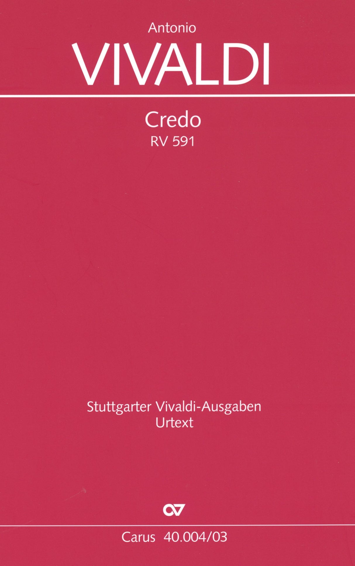 Vivaldi: Credo, RV 591