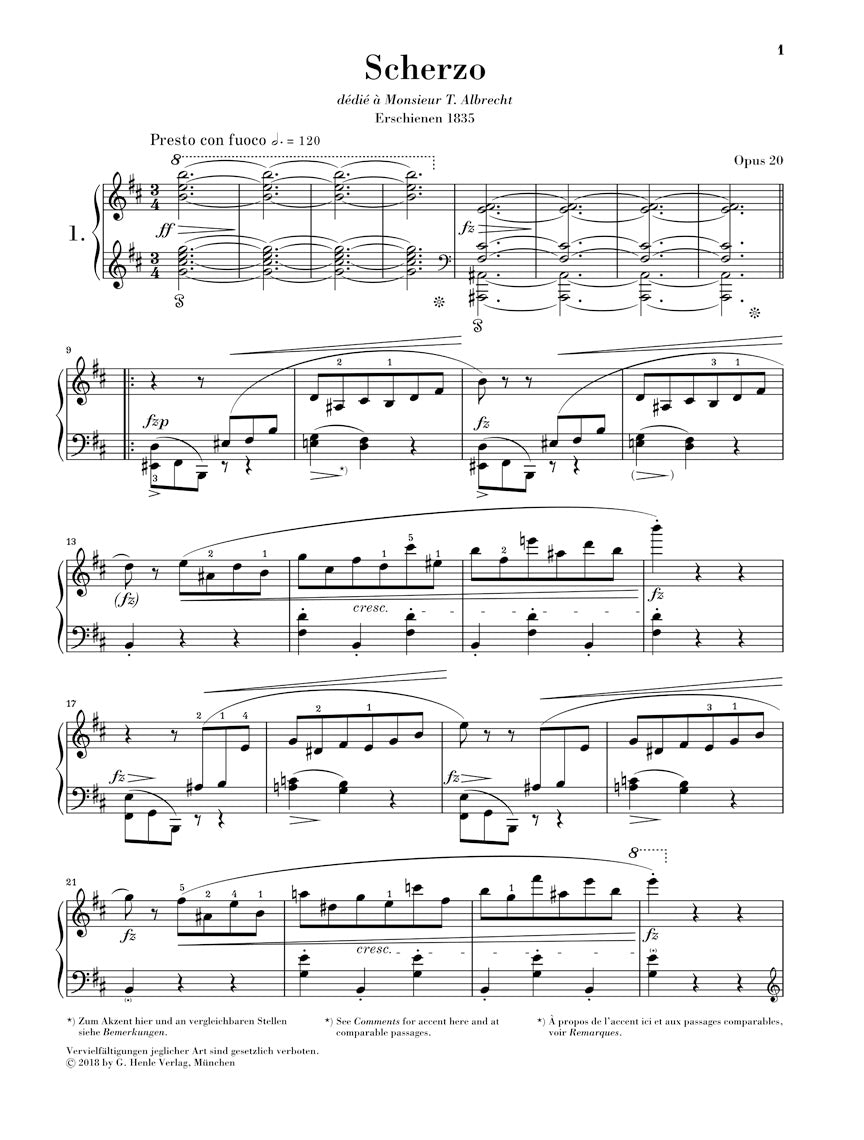 Chopin: Scherzi – Ficks Music