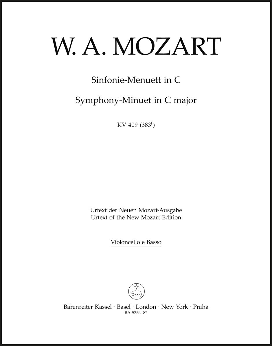 Mozart: Symphony in C Major, K. 409