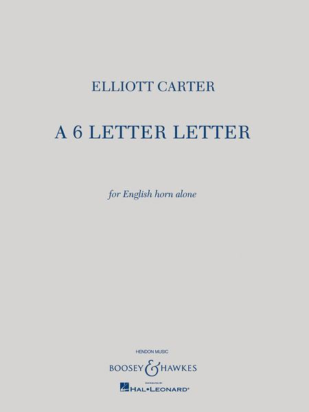 E. Carter: A 6 Letter Letter