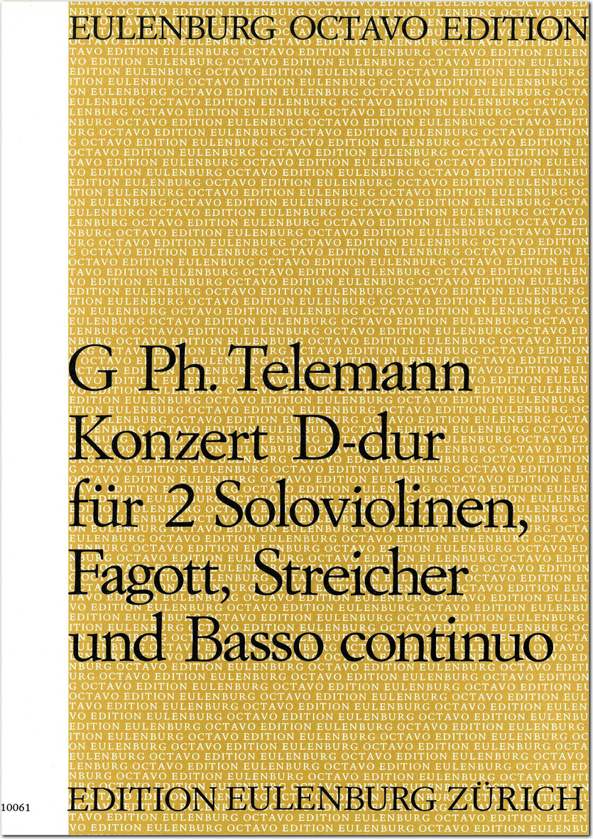 Telemann: Concerto for 2 Violins, Bassoon and String Orchestra