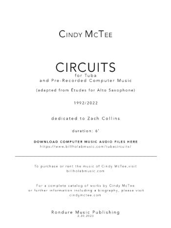 McTee: Circuits (arr. for tuba & electronics)