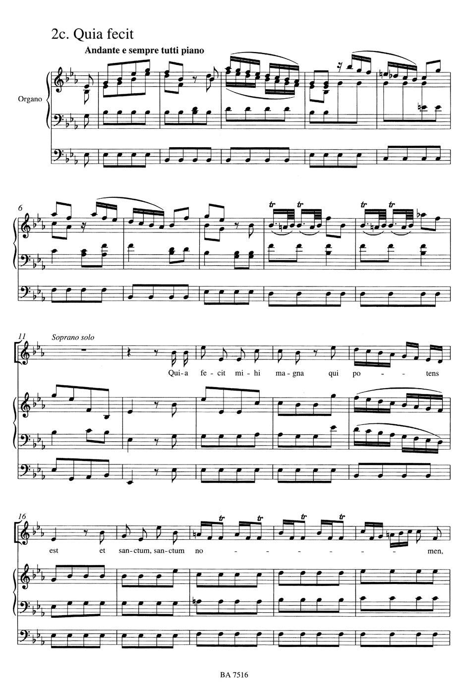 Vivaldi: Magnificat, RV 610/611 (arr. for soloists, choir and