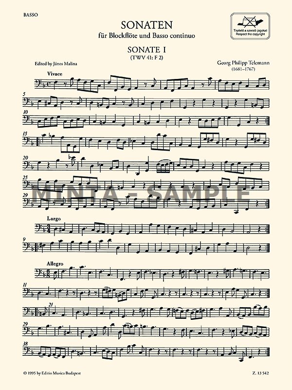 Telemann: Recorder Sonatas
